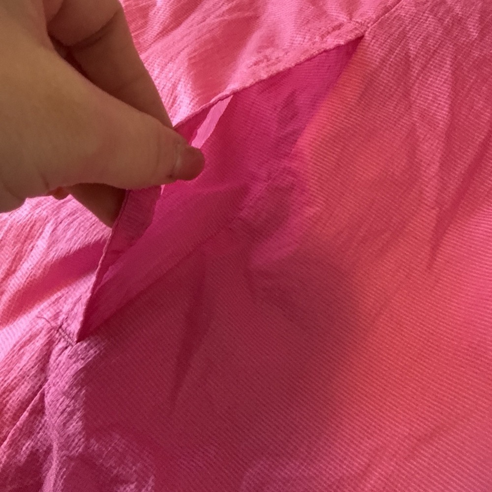 Nike Hot Pink Nylon Blend Hoodie Windrunner Jacket Women's S Running Athletic - Picture 6 of 13